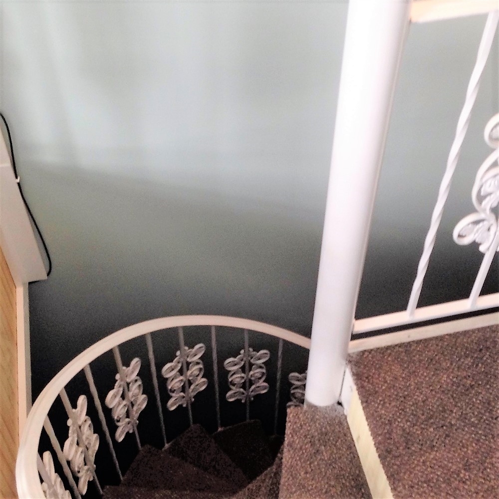Spiral Staircase to Swedish Sauna